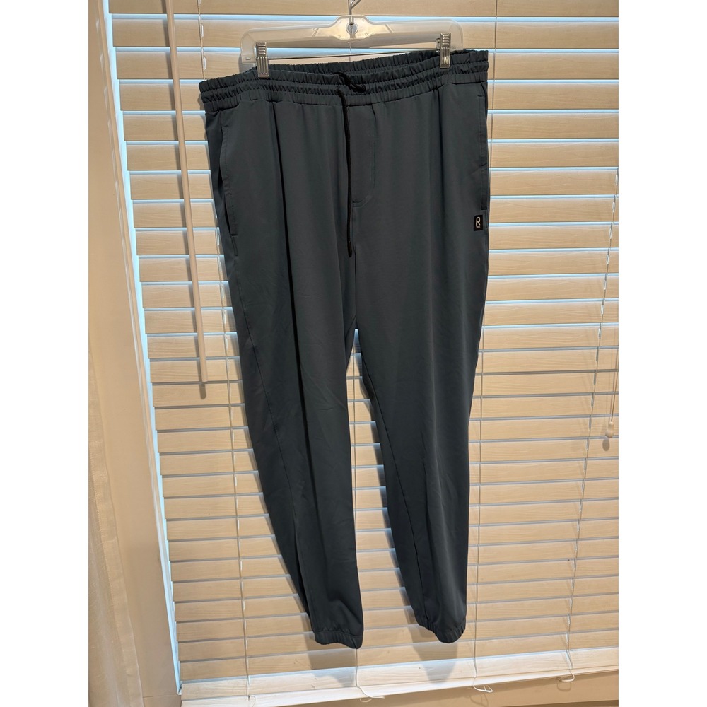 Rhone Essentials Jogger Pants Mens XL Slate Blue Elastic Waist Athletic Tapered